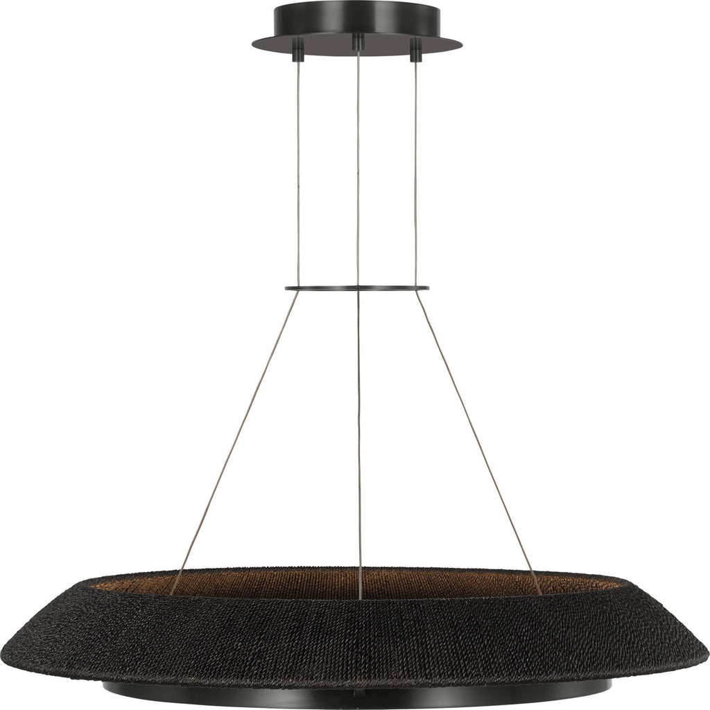 Noa Medium Chandelier Washed Black Bronze 2700K 90 CRI