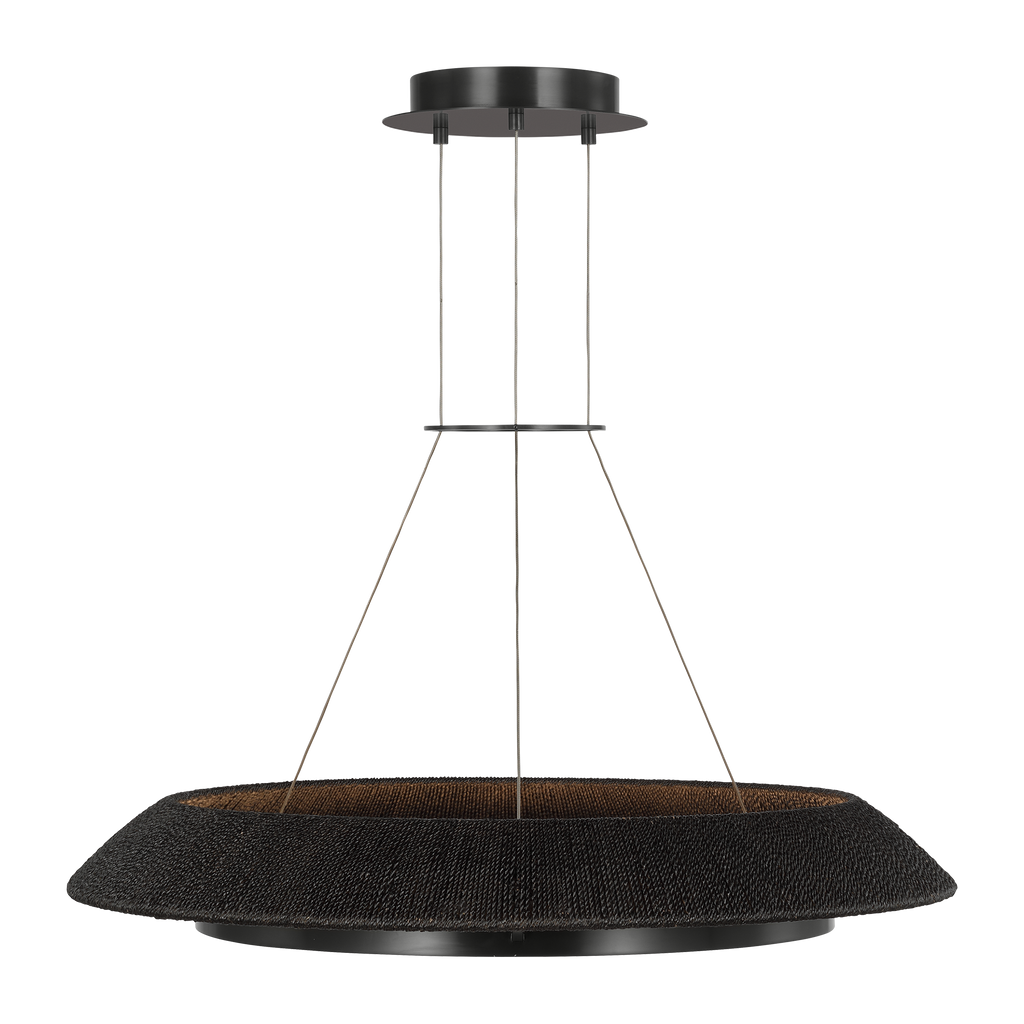 Noa Medium Chandelier Washed Black Bronze 2700K 90 CRI