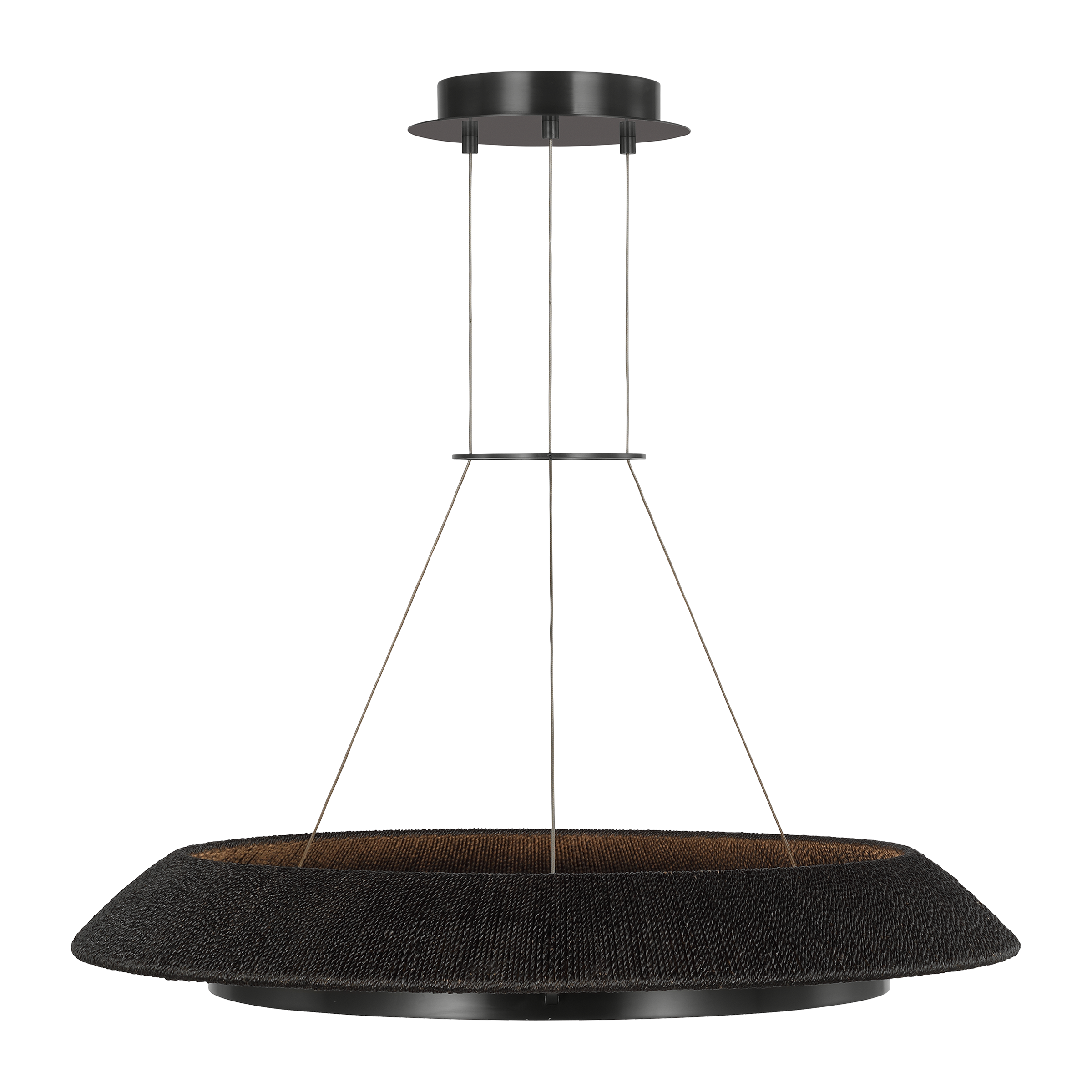 Noa Medium Chandelier Washed Black Bronze 2700K 90 CRI