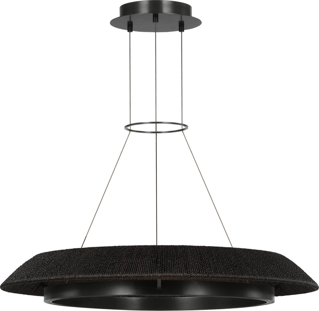 Noa Medium Chandelier Washed Black Bronze 2700K 90 CRI