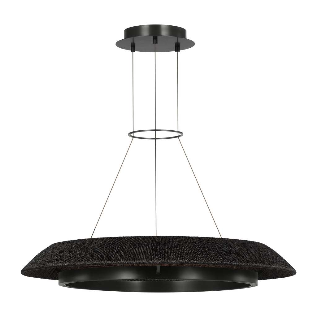 Noa Medium Chandelier Washed Black Bronze 2700K 90 CRI