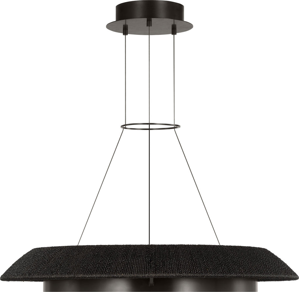 Noa Medium Chandelier Washed Black Bronze 2700K 90 CRI