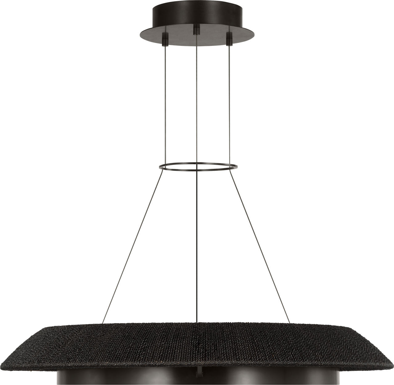 Noa Medium Chandelier Washed Black Bronze 2700K 90 CRI