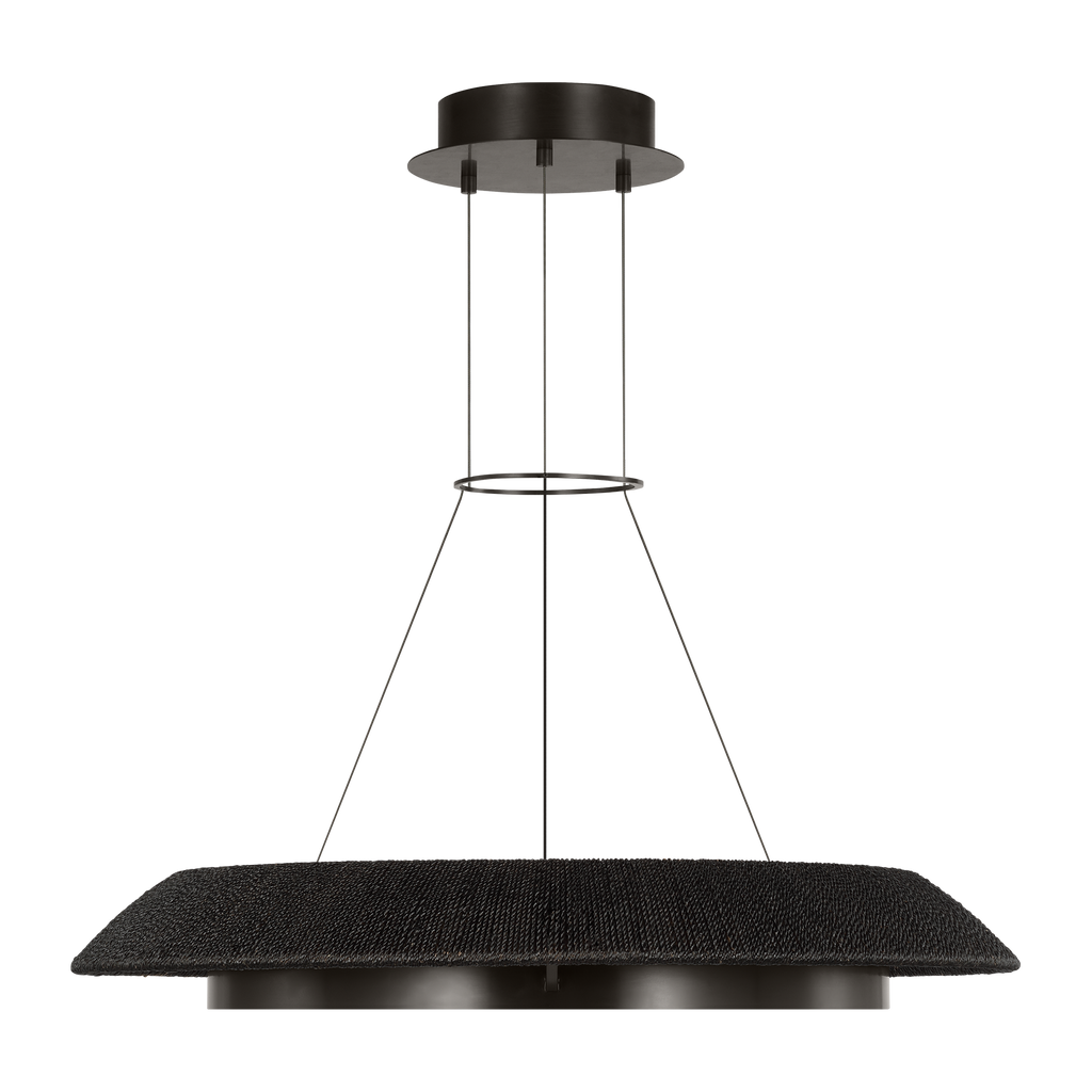 Noa Medium Chandelier Washed Black Bronze 2700K 90 CRI