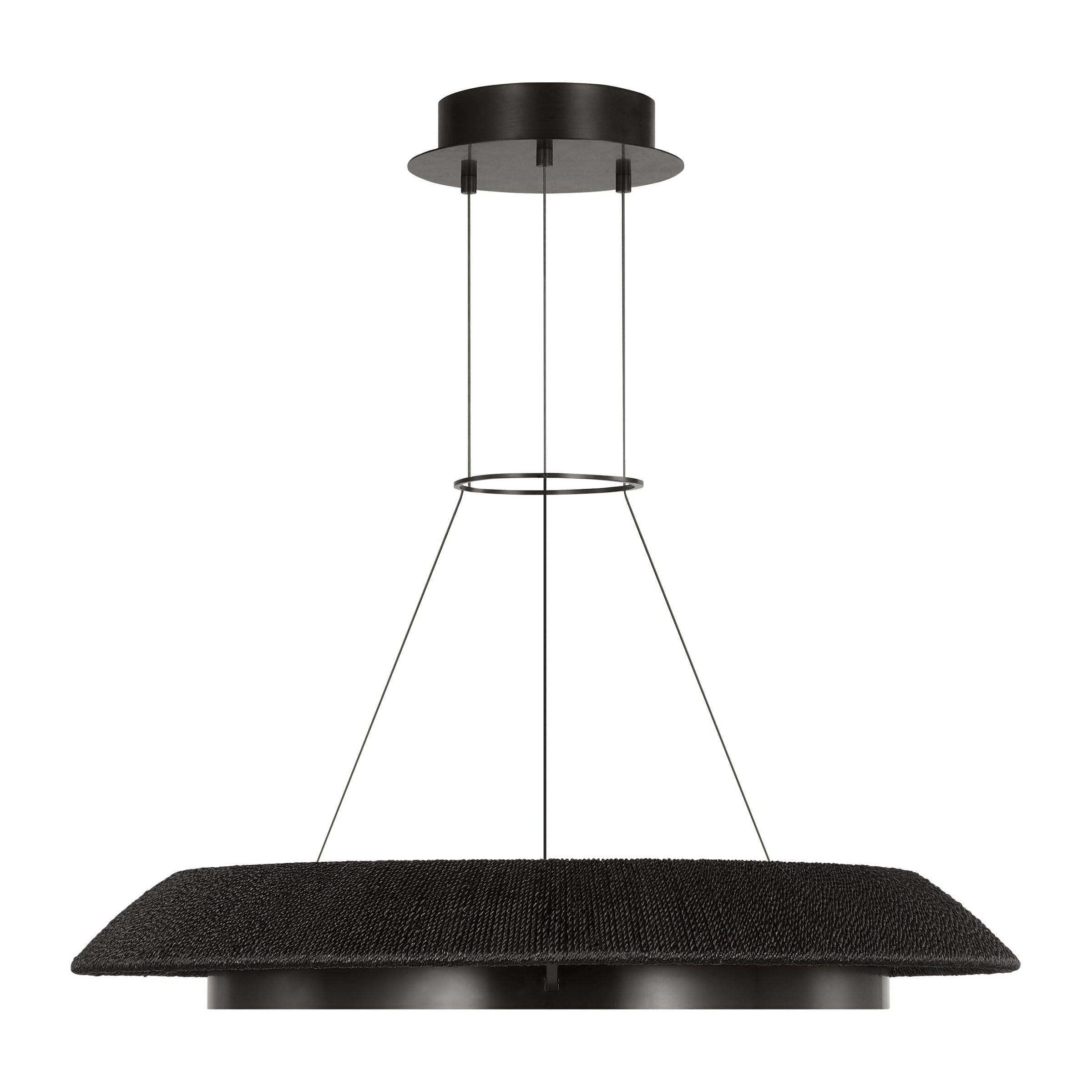Noa Medium Chandelier Washed Black Bronze 2700K 90 CRI