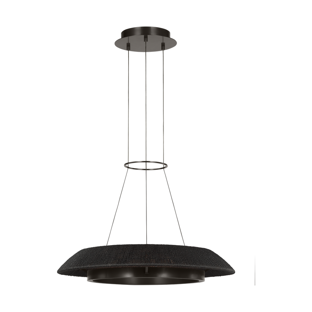 Noa Small Chandelier Washed Black Bronze 2700K 90 CRI