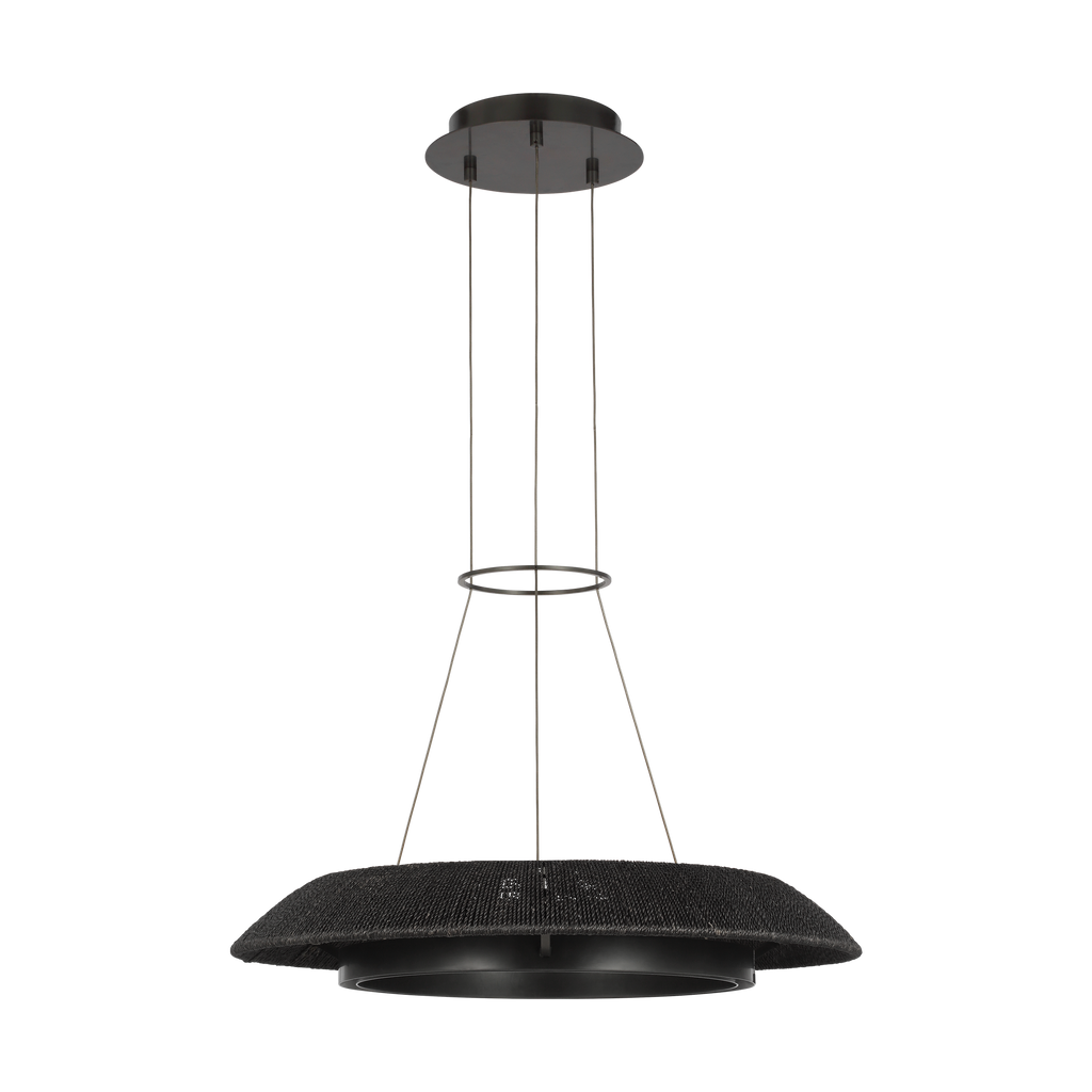 Noa Small Chandelier Washed Black Bronze 2700K 90 CRI