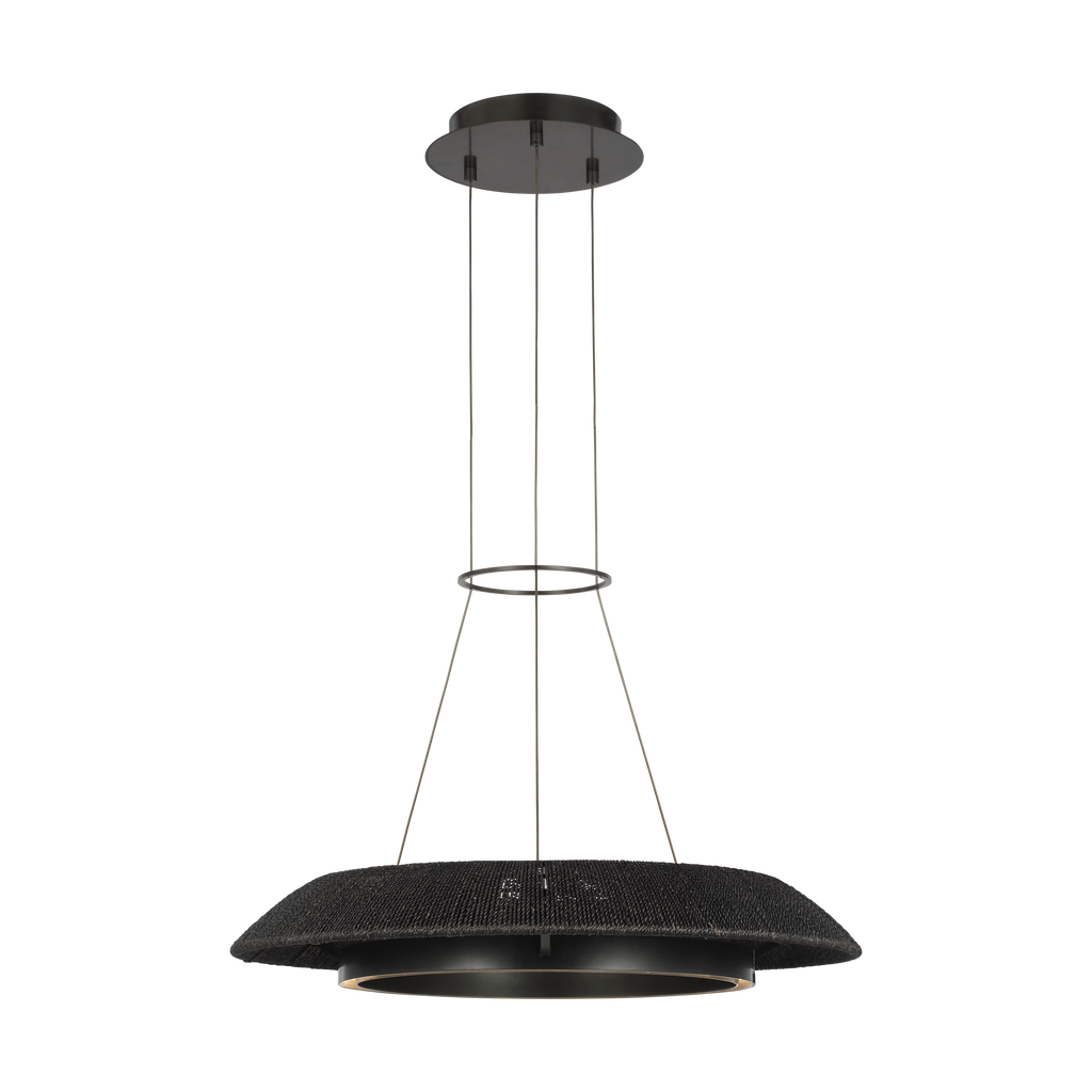 Noa Small Chandelier Washed Black Bronze 2700K 90 CRI