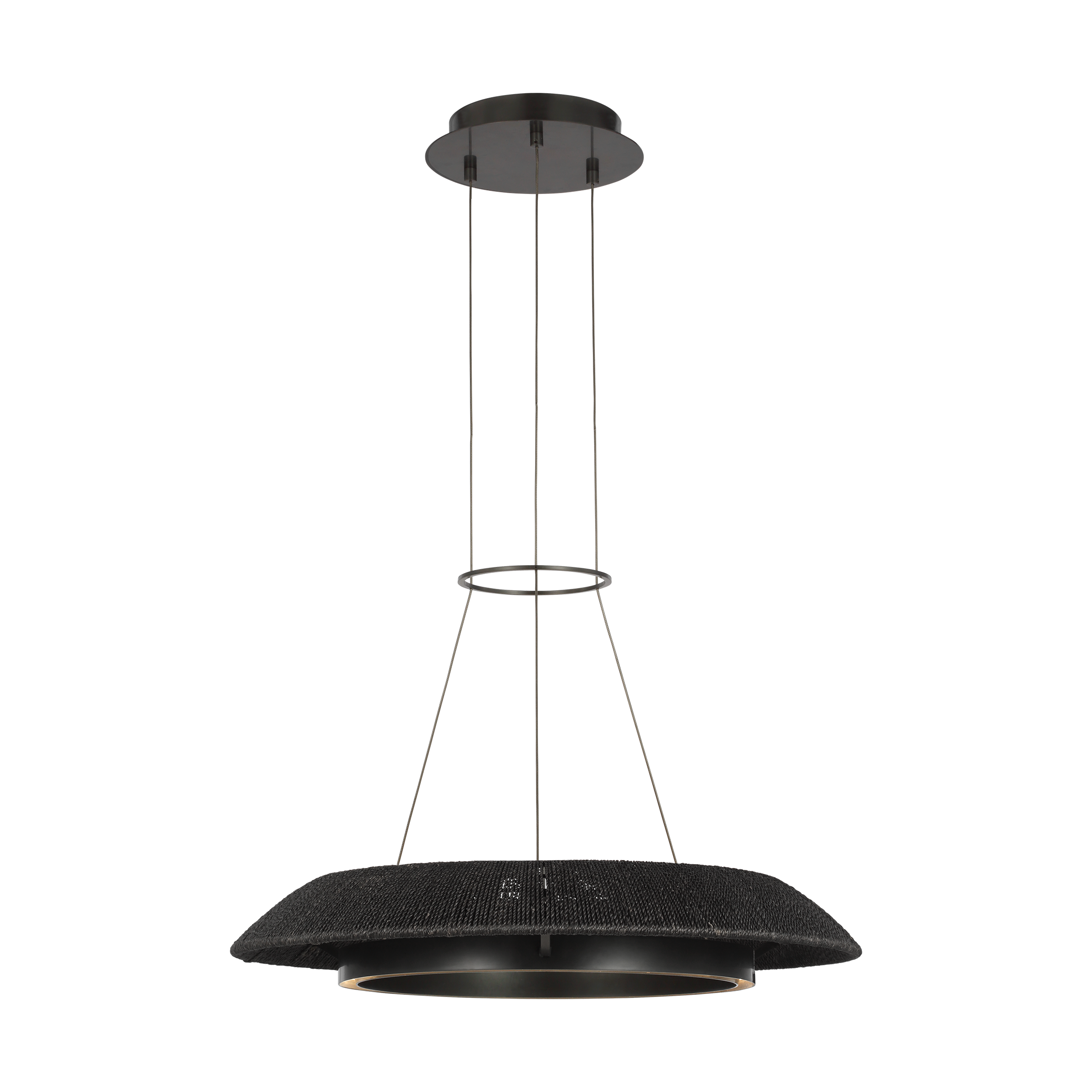 Noa Small Chandelier Washed Black Bronze 2700K 90 CRI