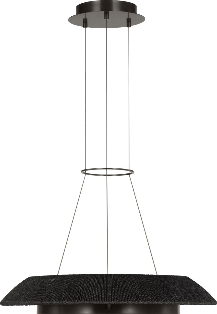 Noa Small Chandelier Washed Black Bronze 2700K 90 CRI