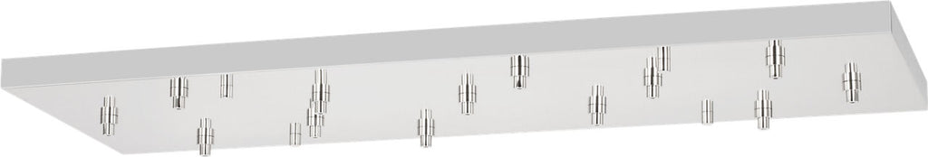 54" Rectangular Multiport Canopy polished nickel