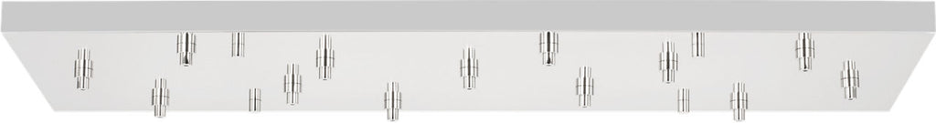 54" Rectangular Multiport Canopy polished nickel