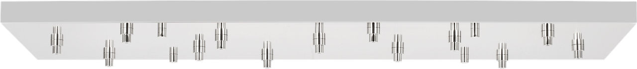 54" Rectangular Multiport Canopy polished nickel