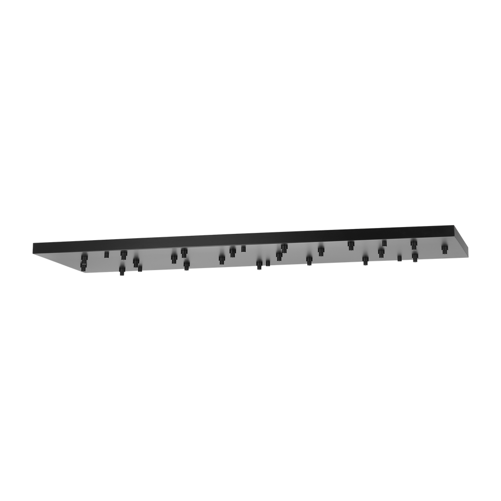 72" Rectangular Multiport Canopy Nightshade Black