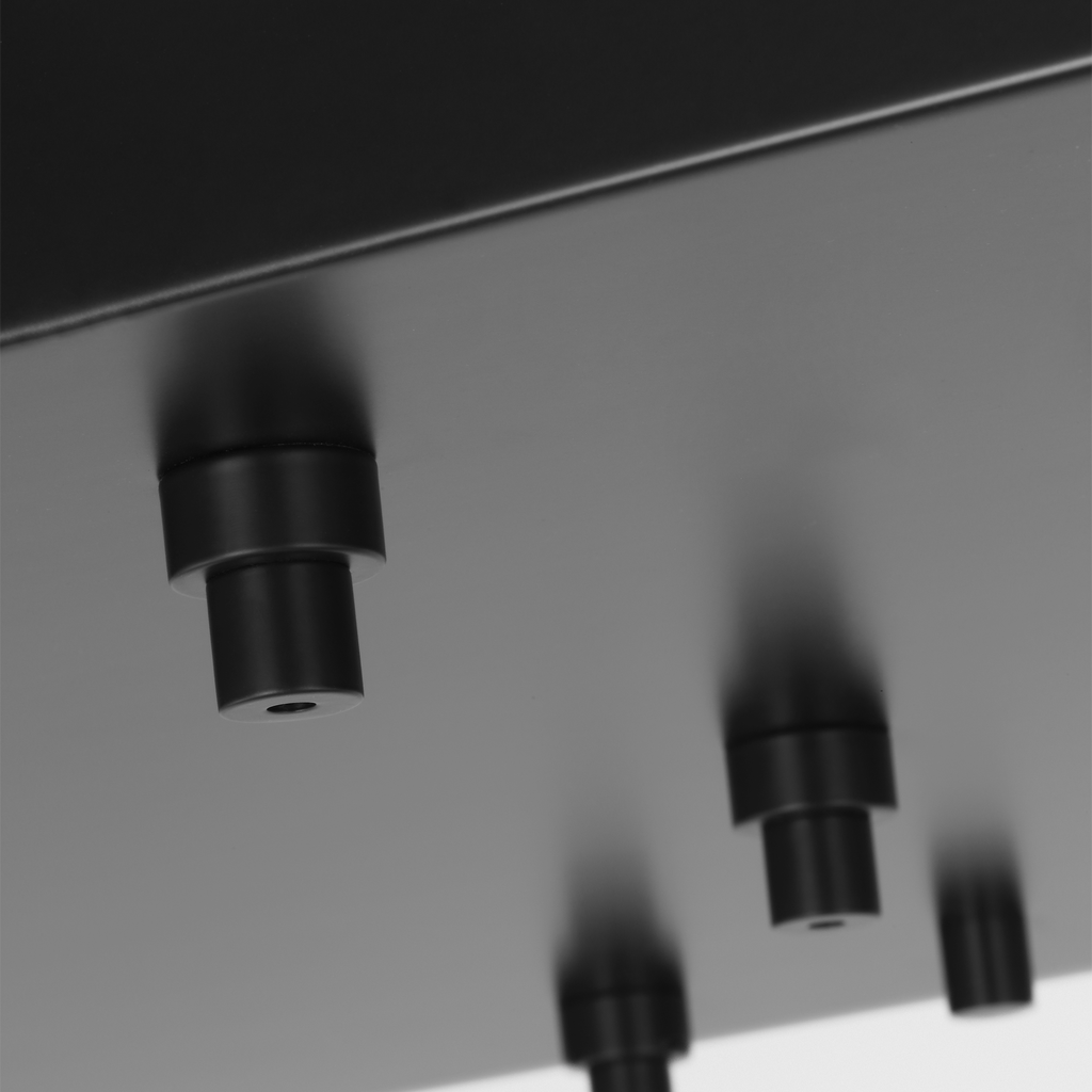 72" Rectangular Multiport Canopy Nightshade Black