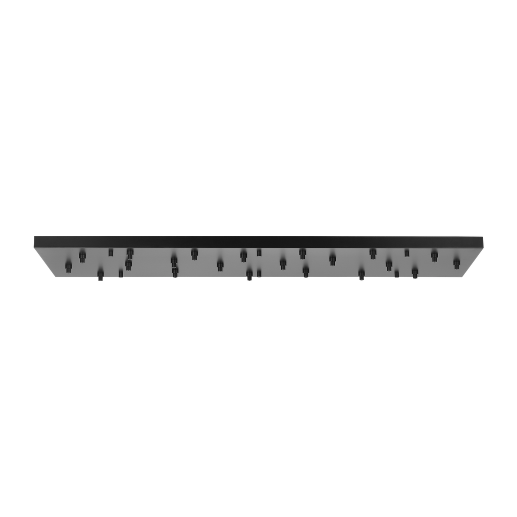 72" Rectangular Multiport Canopy Nightshade Black