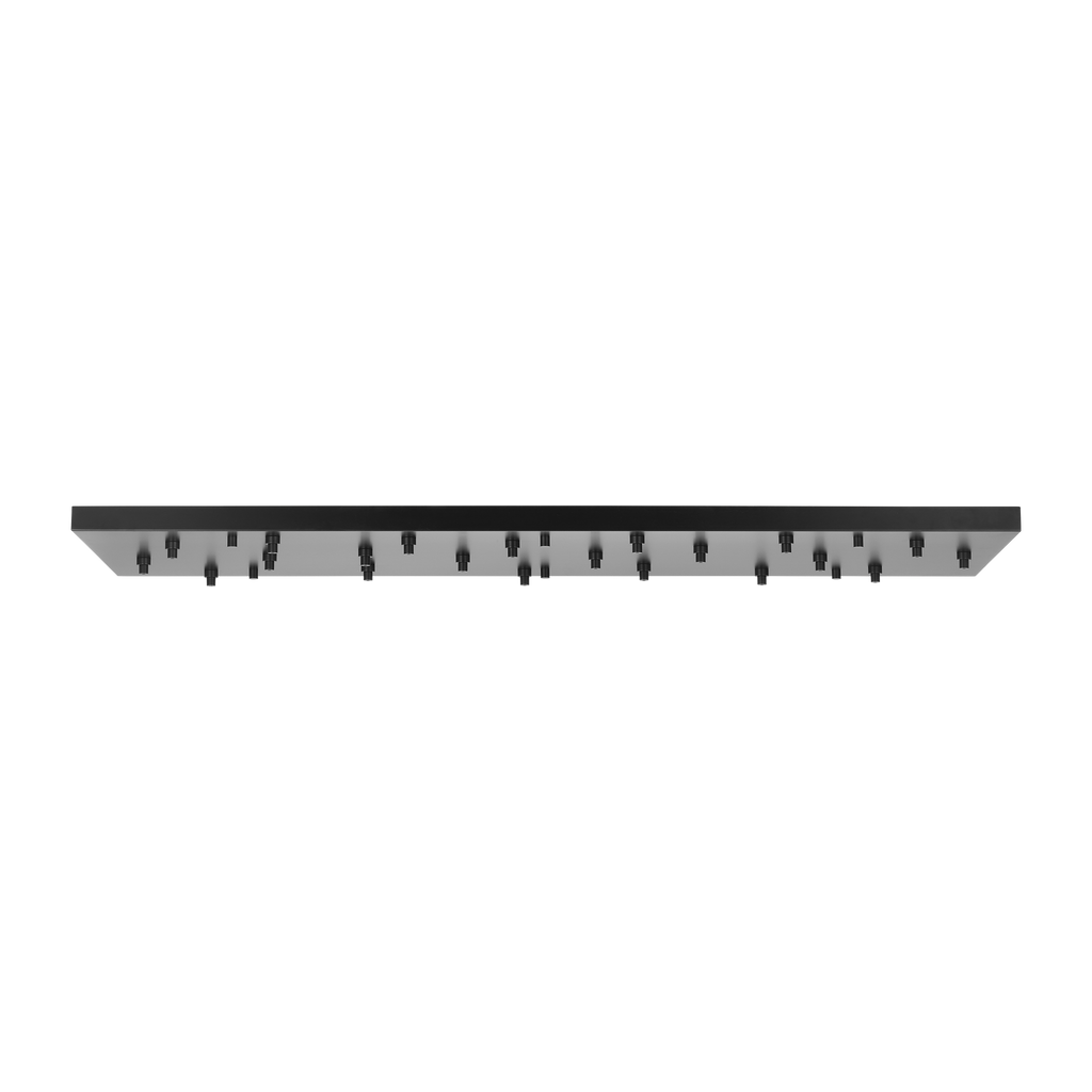 72" Rectangular Multiport Canopy Nightshade Black