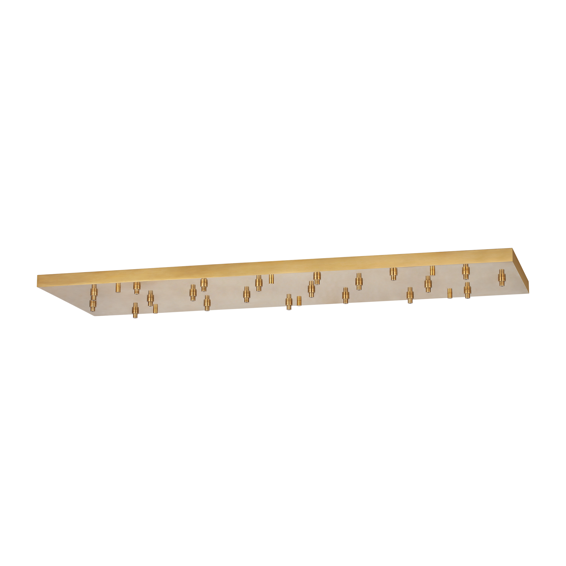 72" Rectangular Multiport Canopy Hand Rubbed Antique Brass