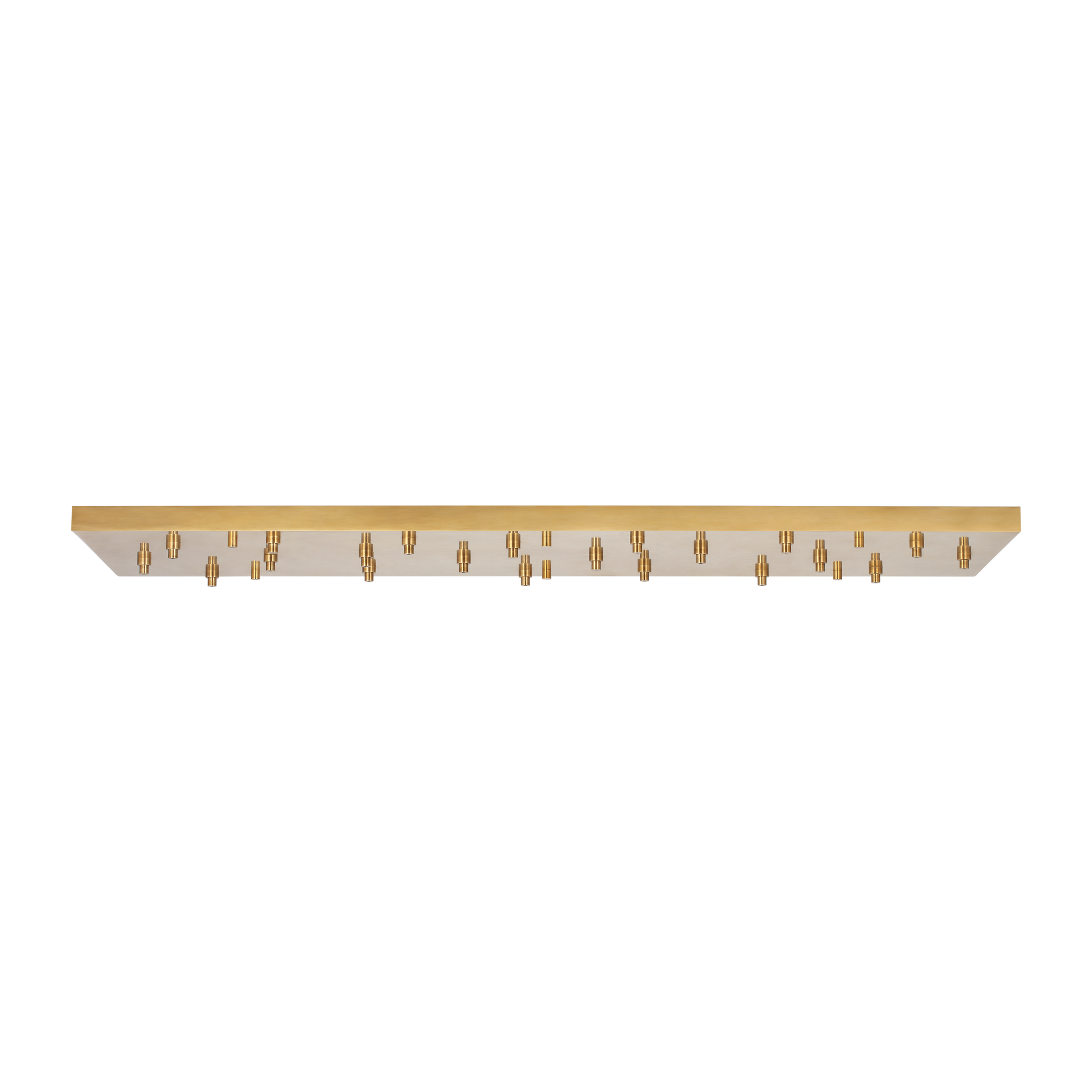 72" Rectangular Multiport Canopy Hand Rubbed Antique Brass