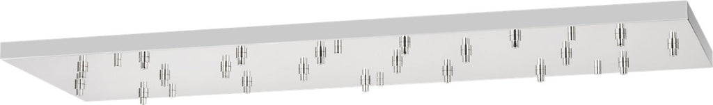 72" Rectangular Multiport Canopy polished nickel