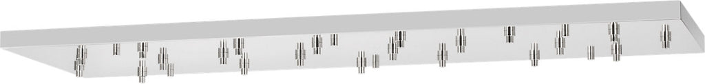 72" Rectangular Multiport Canopy polished nickel