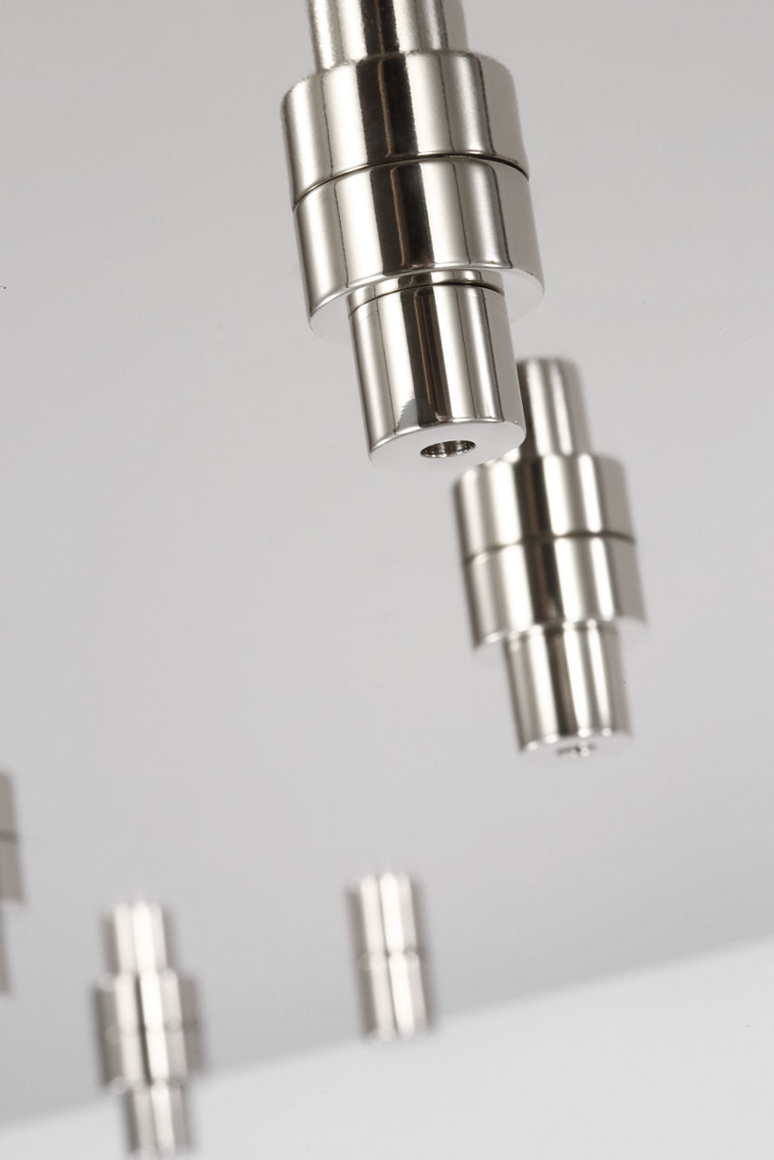 72" Rectangular Multiport Canopy polished nickel