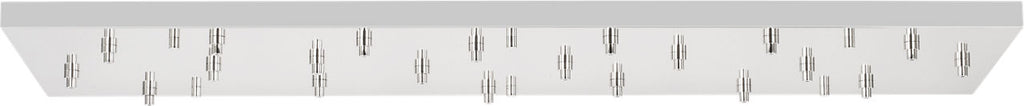 72" Rectangular Multiport Canopy polished nickel