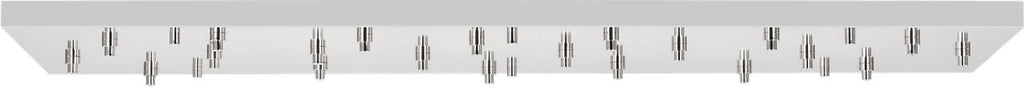 72" Rectangular Multiport Canopy polished nickel