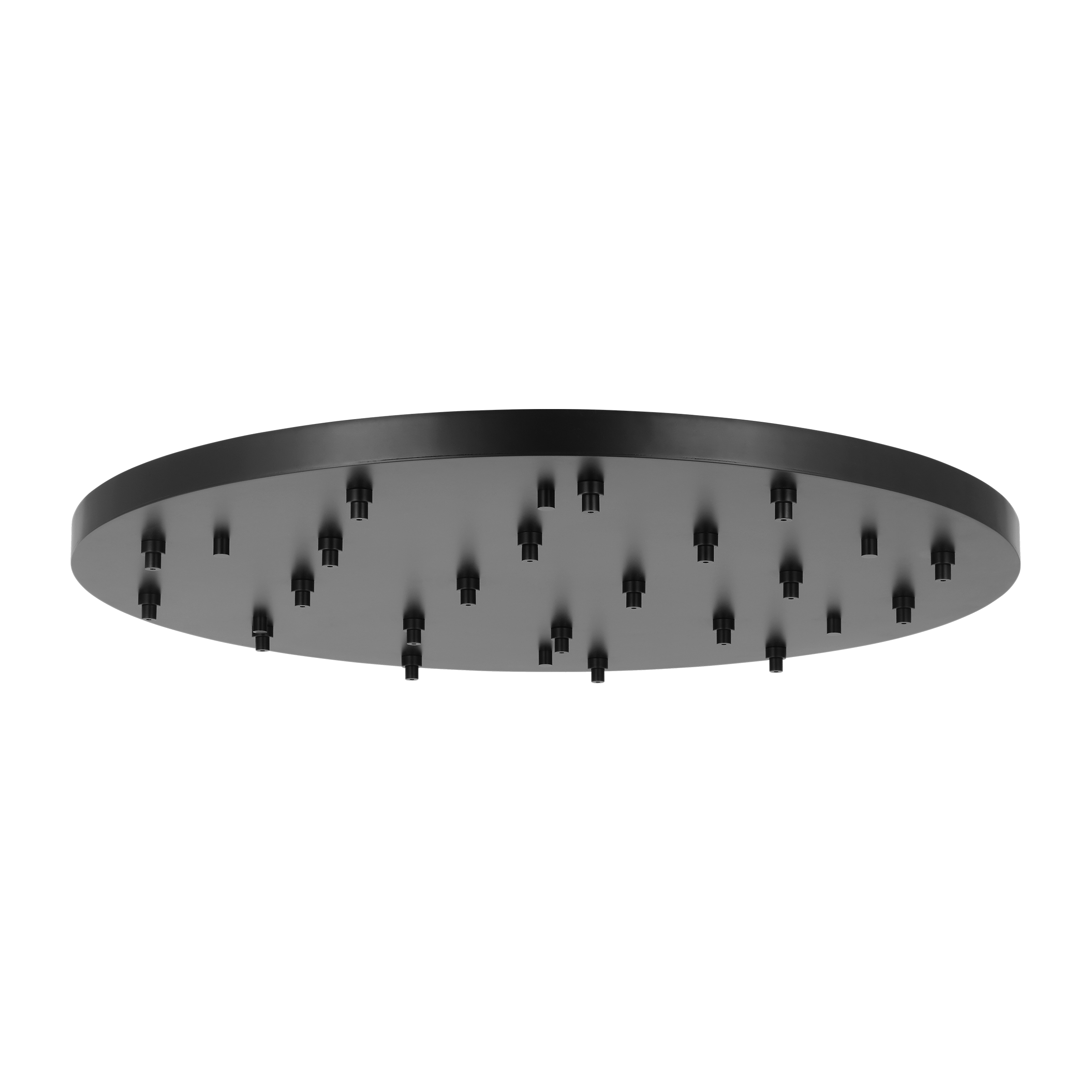46.5" Round Multiport Canopy Nightshade Black