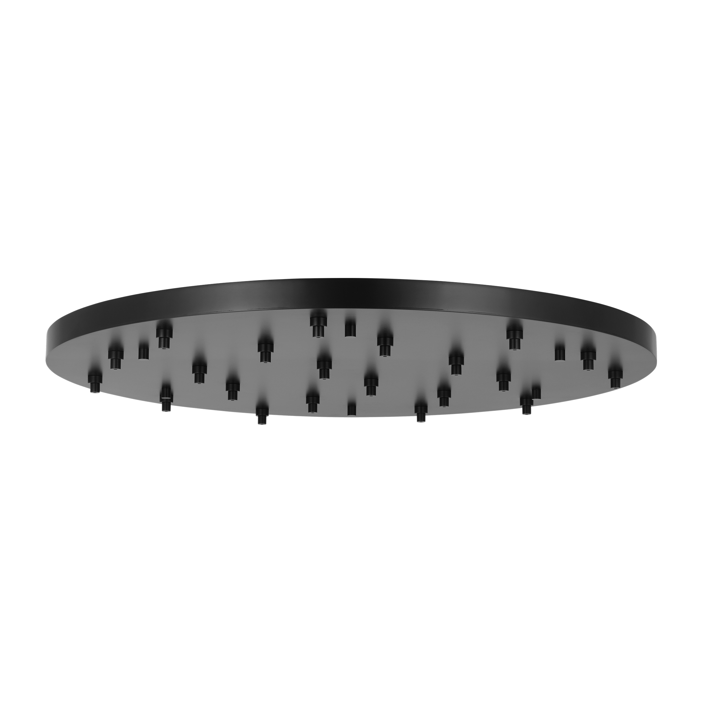 46.5" Round Multiport Canopy Nightshade Black