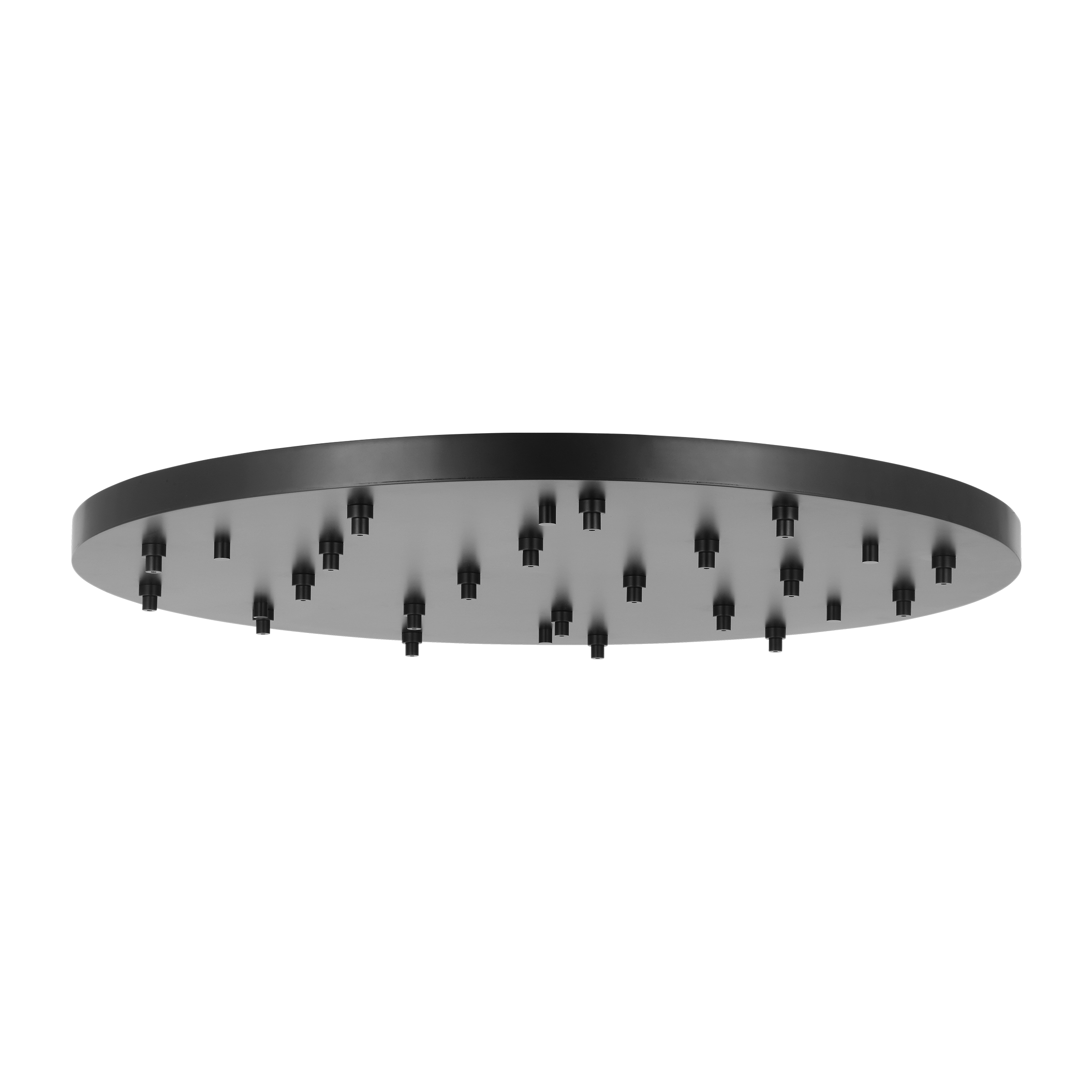 46.5" Round Multiport Canopy Nightshade Black