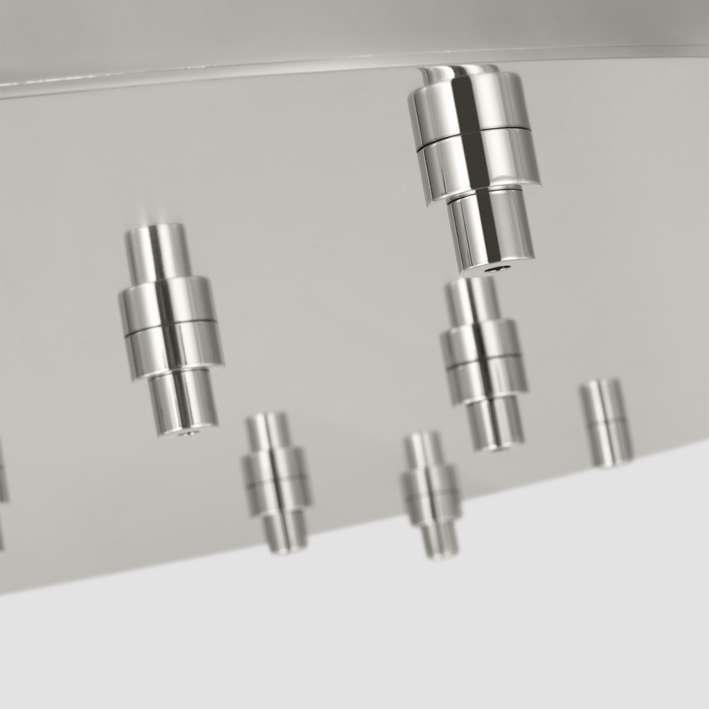 46.5" Round Multiport Canopy Polished Nickel