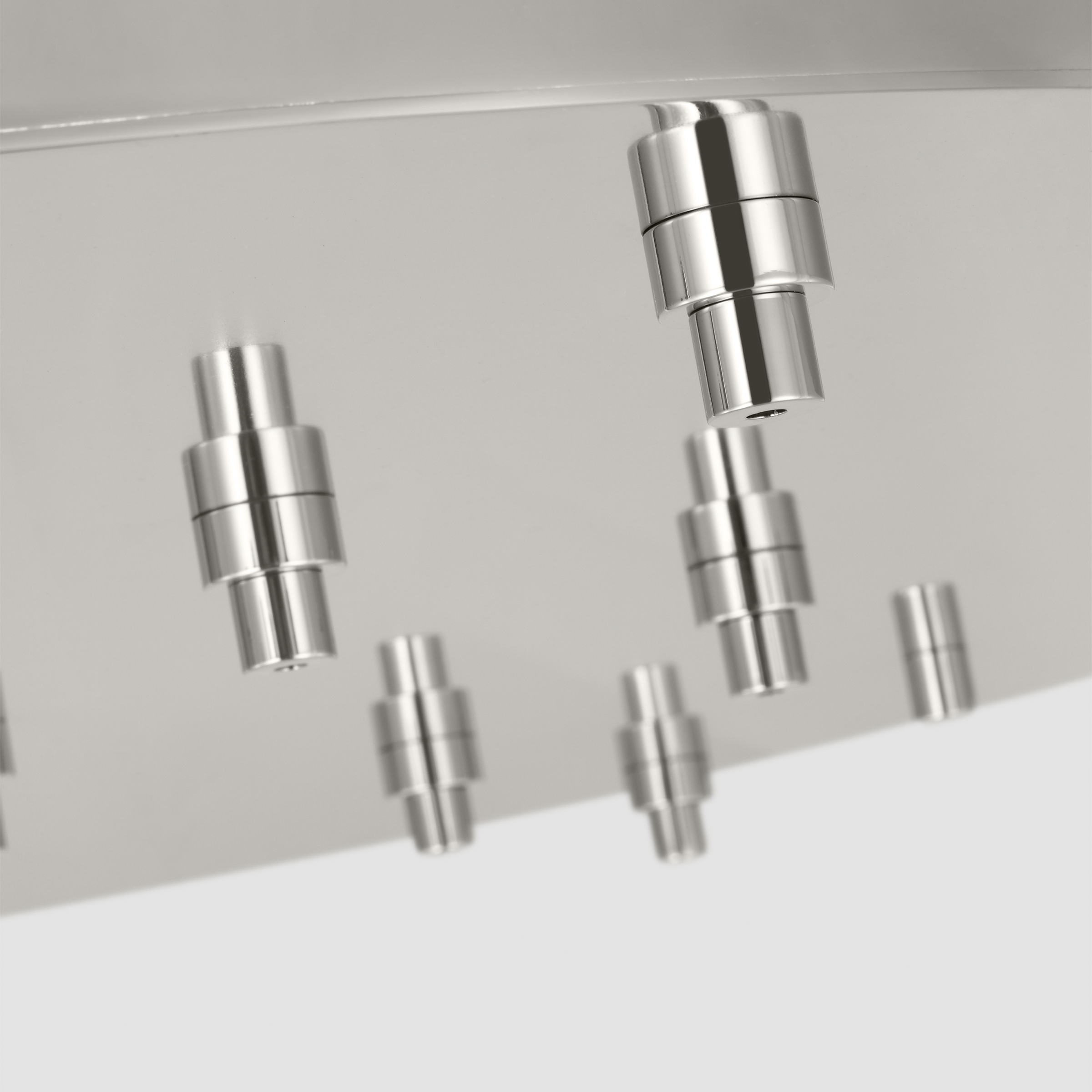 46.5" Round Multiport Canopy Polished Nickel
