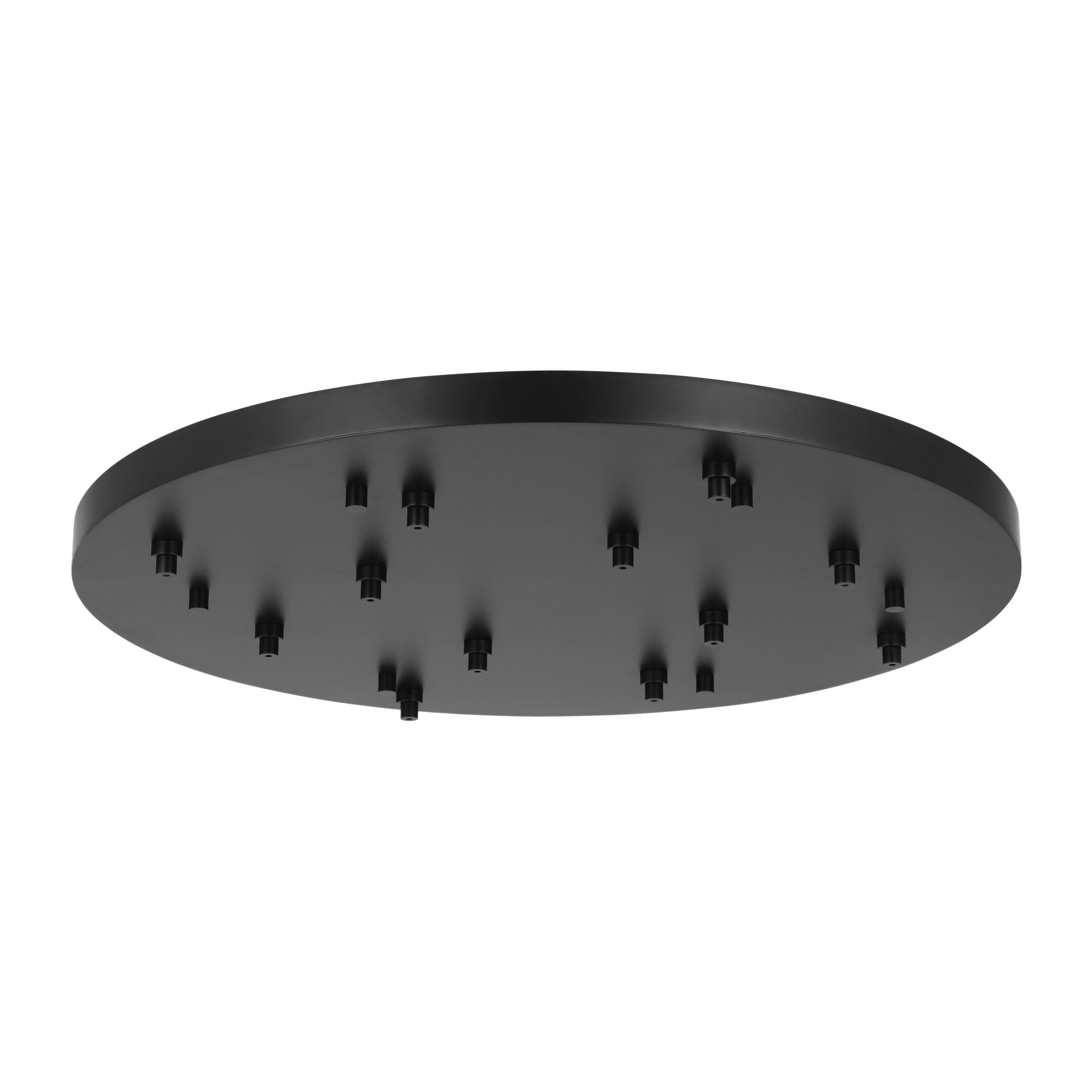 36" Round Multiport Canopy Nightshade Black