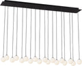Orbet 18-Light Chandelier | Nightshade Black