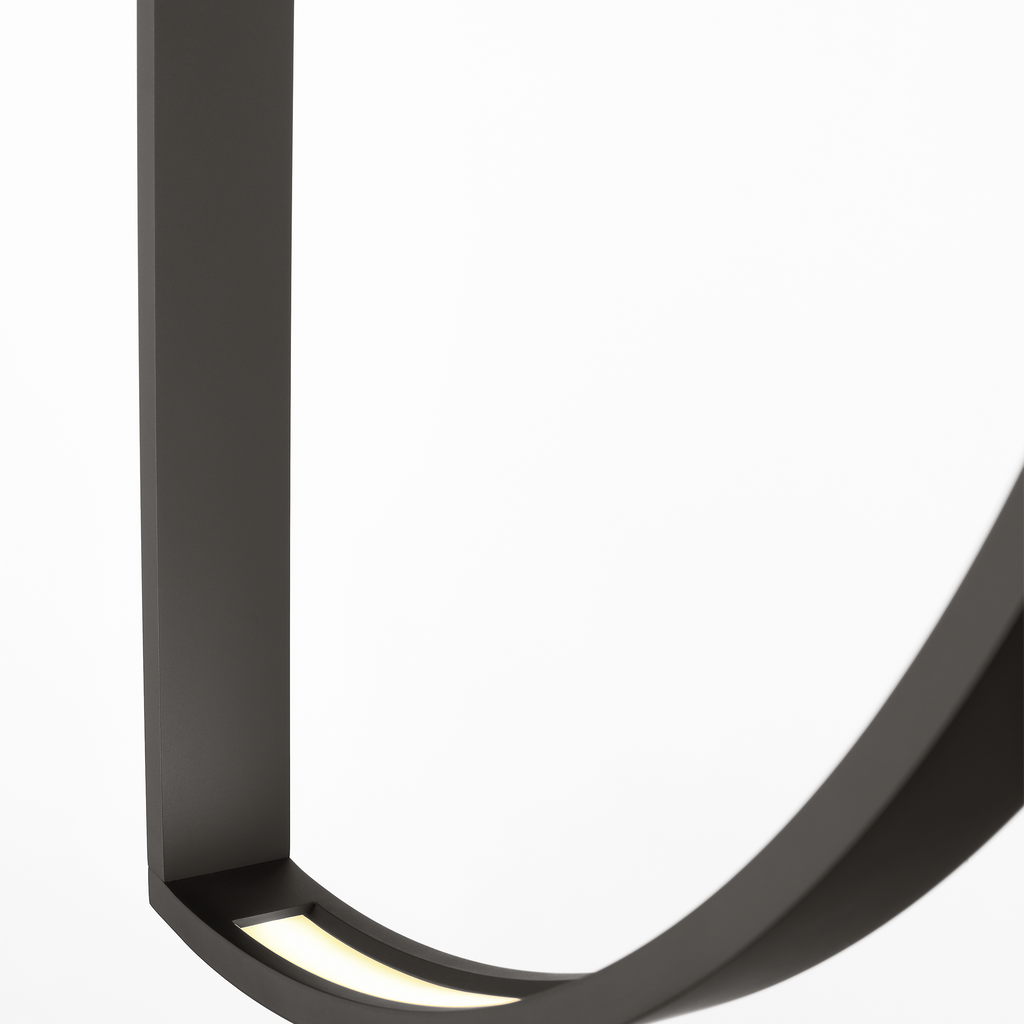 Baku 13 Chandelier Nightshade Black 2700K 90 CRI