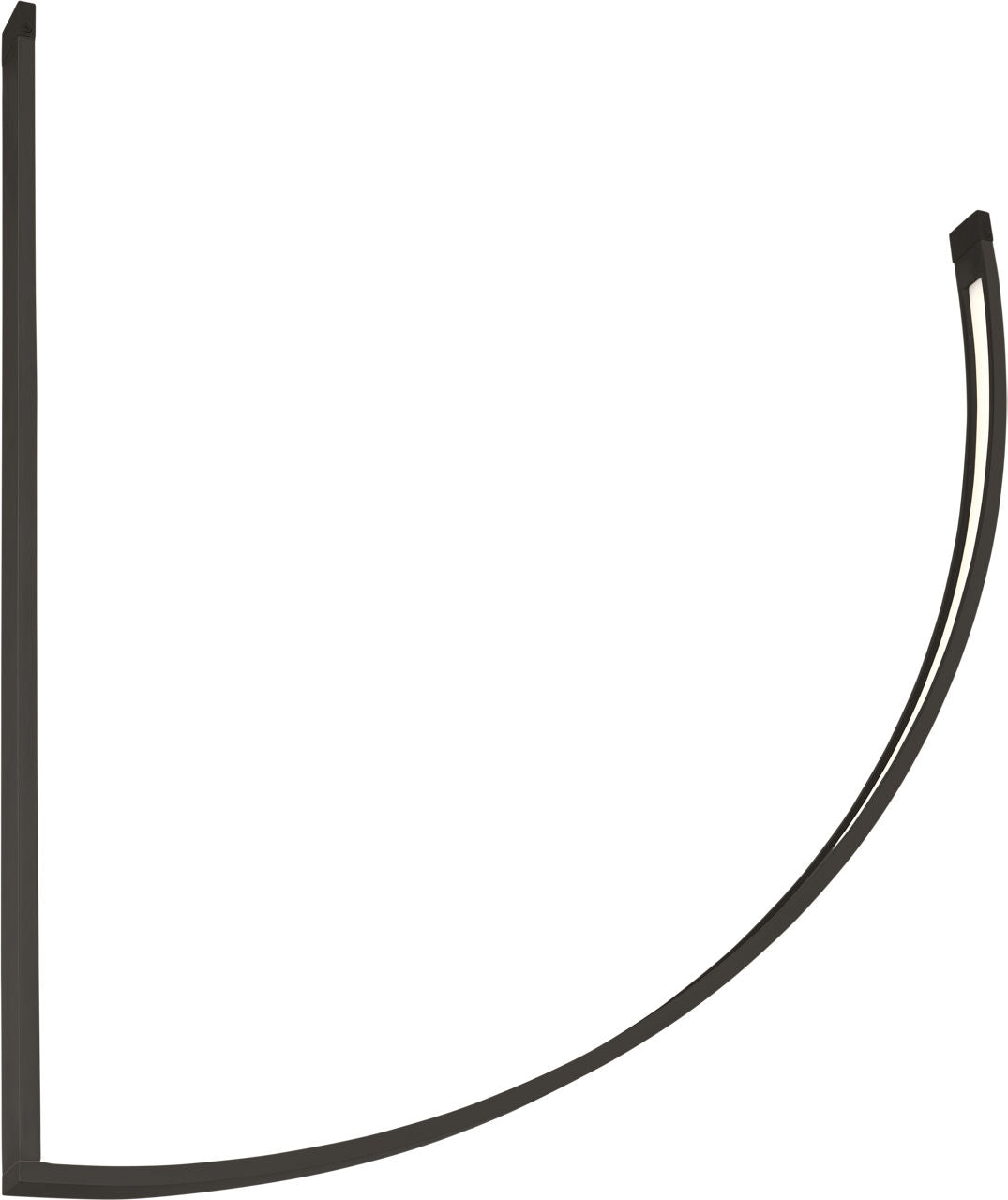 Baku 25 Chandelier Nightshade Black 2700K 90 CRI