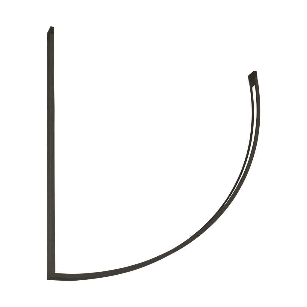 Baku 25 Chandelier Nightshade Black 2700K 90 CRI