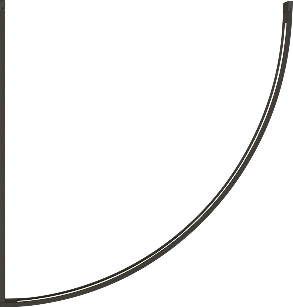 Baku 25 Chandelier Nightshade Black 2700K 90 CRI