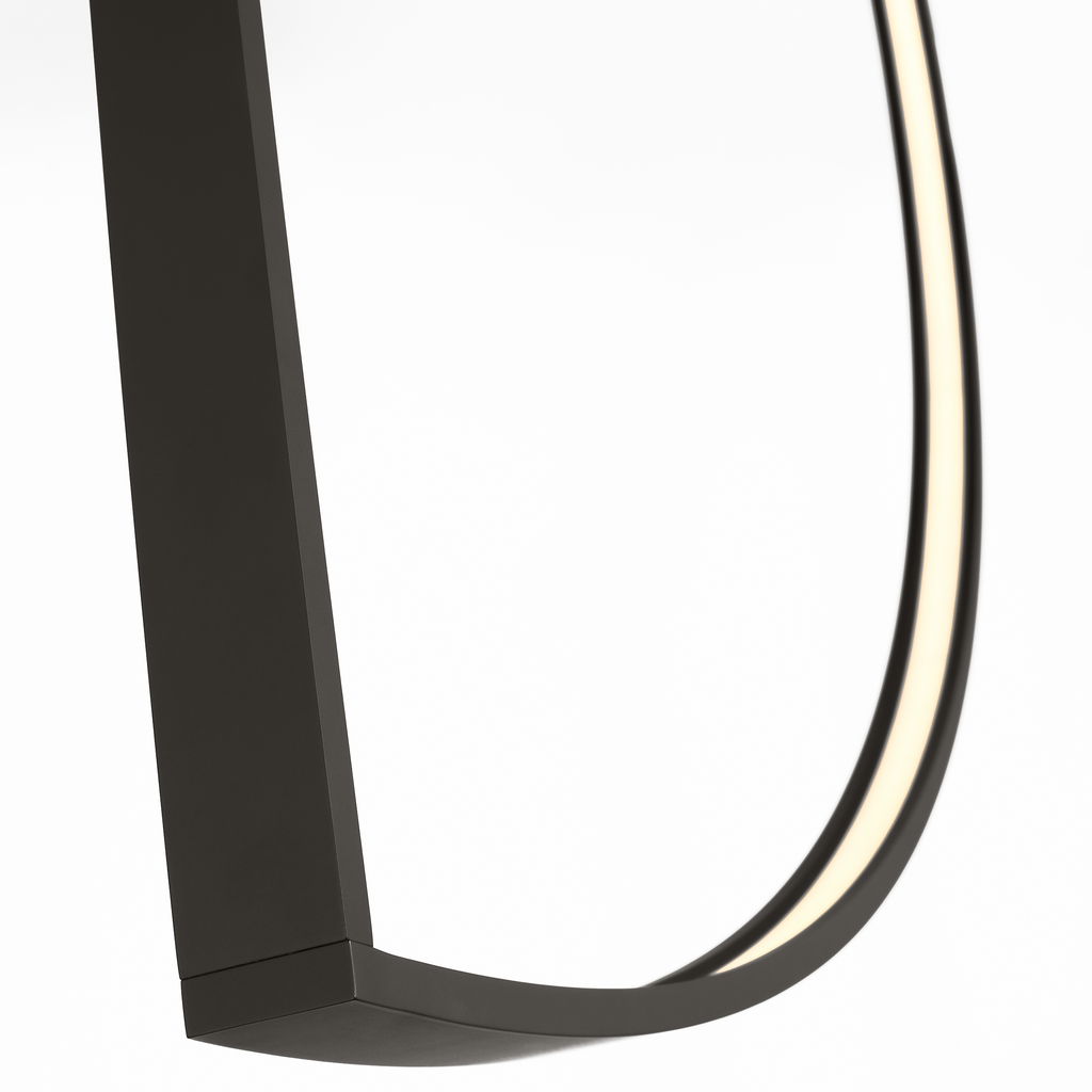 Baku 37 Chandelier Nightshade Black 2700K 90 CRI