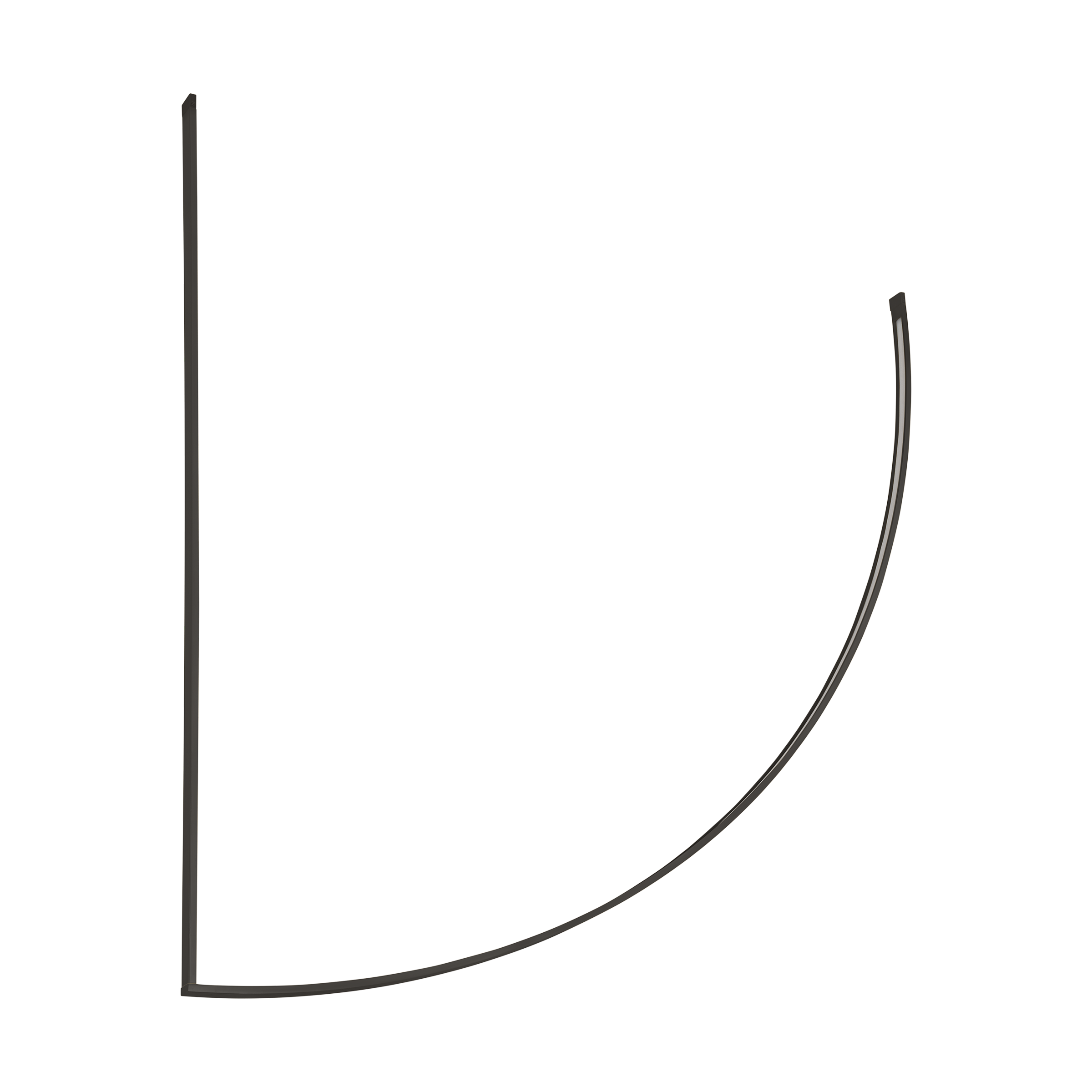 Baku 49 Chandelier Nightshade Black 2700K 90 CRI