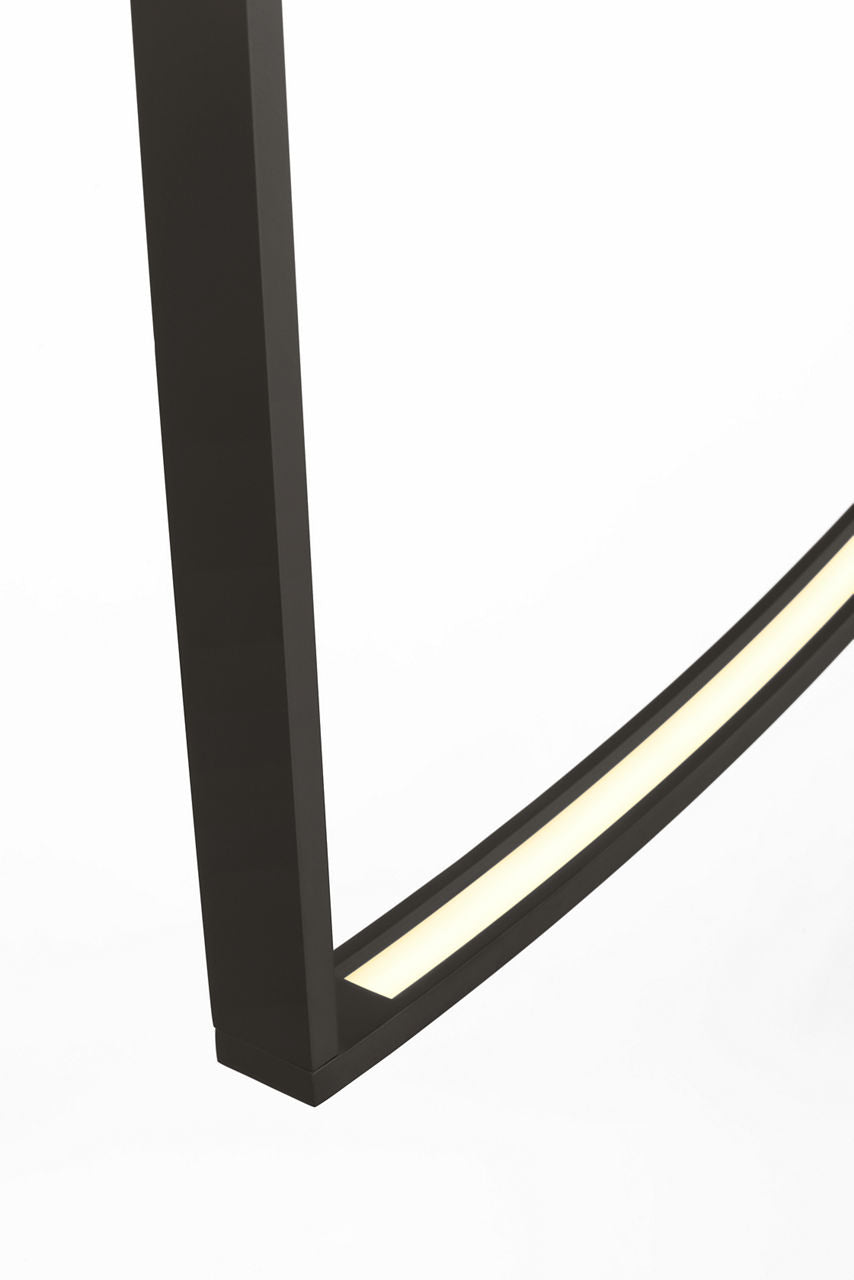Baku 49 Chandelier Nightshade Black 2700K 90 CRI