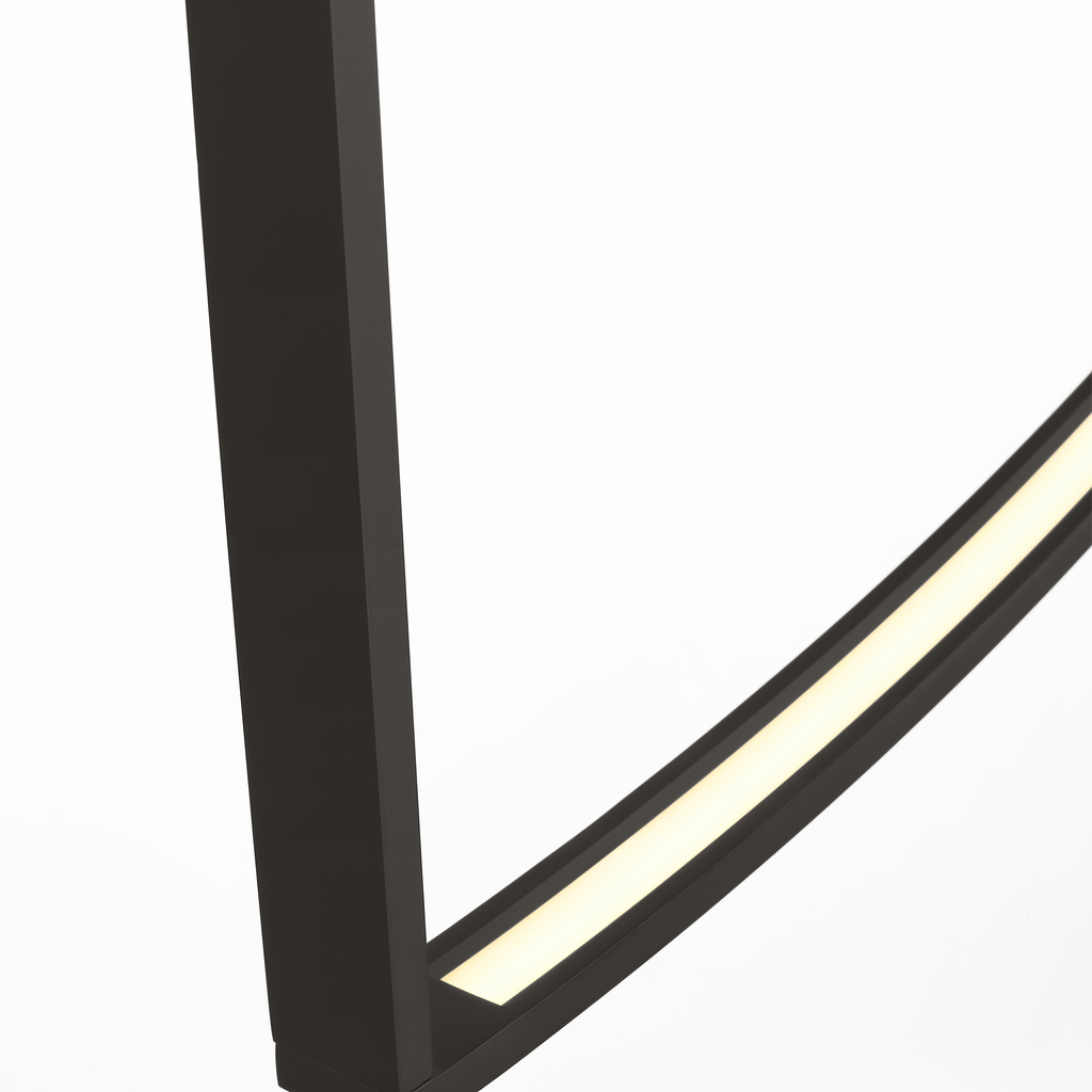 Baku 49 Chandelier Nightshade Black 2700K 90 CRI