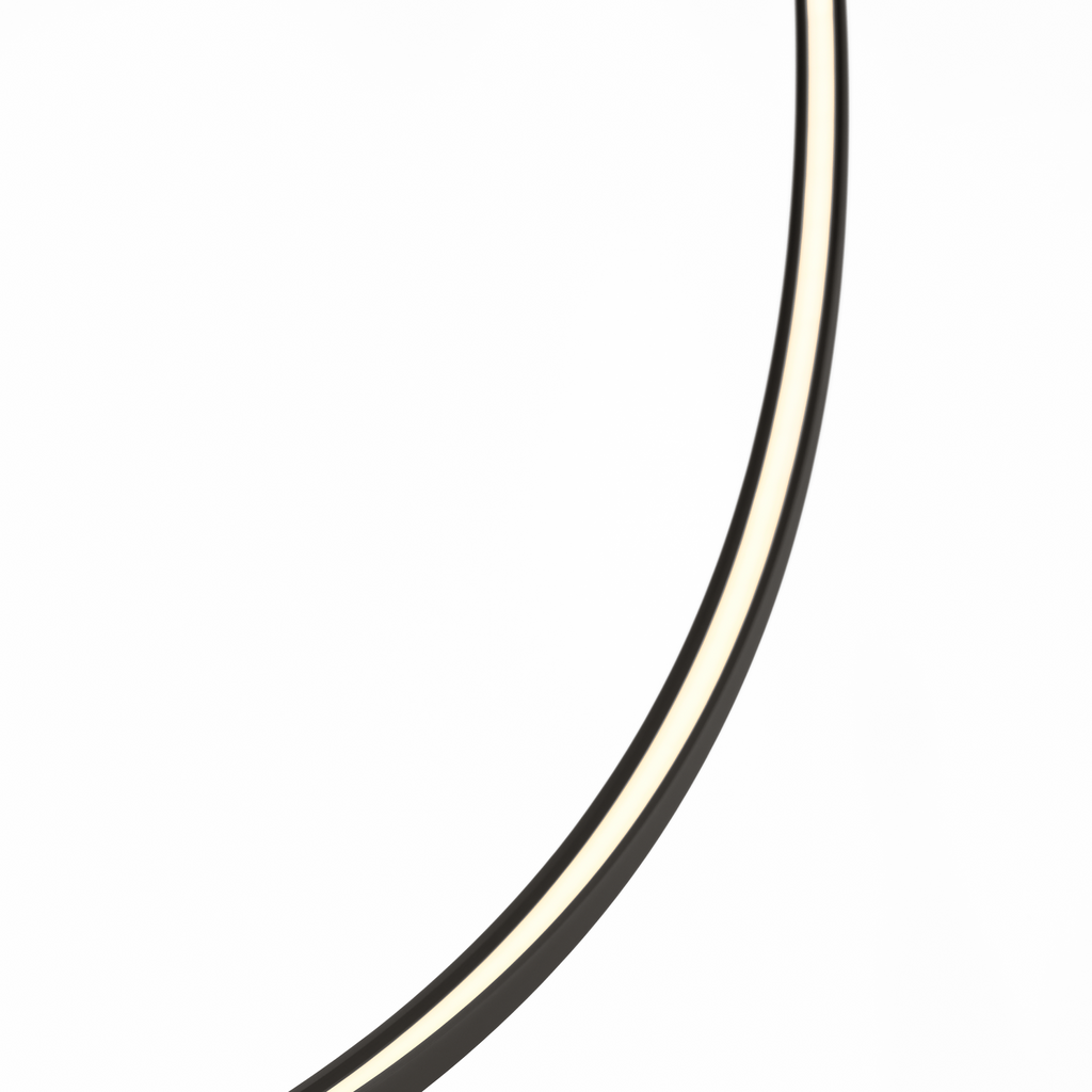 Baku 49 Chandelier Nightshade Black 2700K 90 CRI