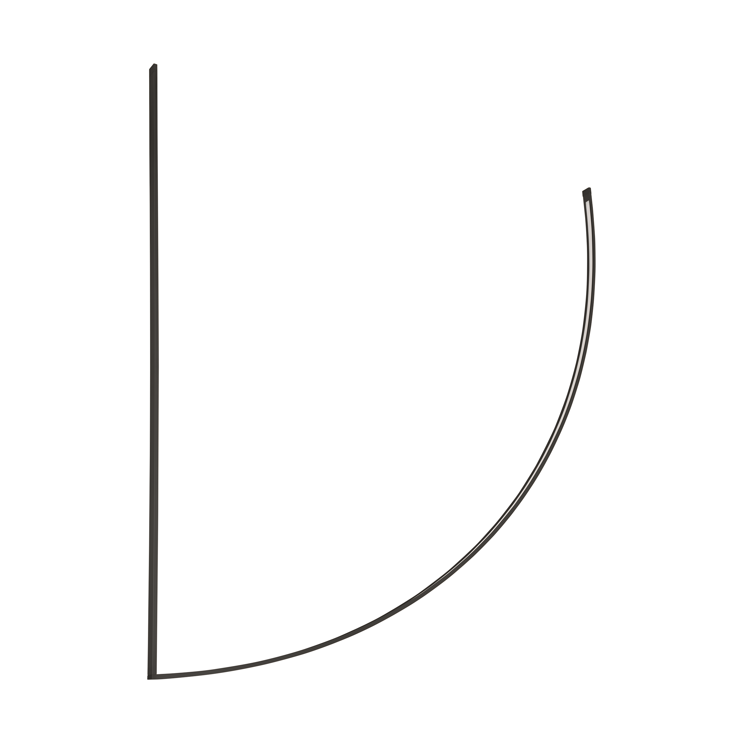 Baku 61 Chandelier Nightshade Black 2700K 90 CRI