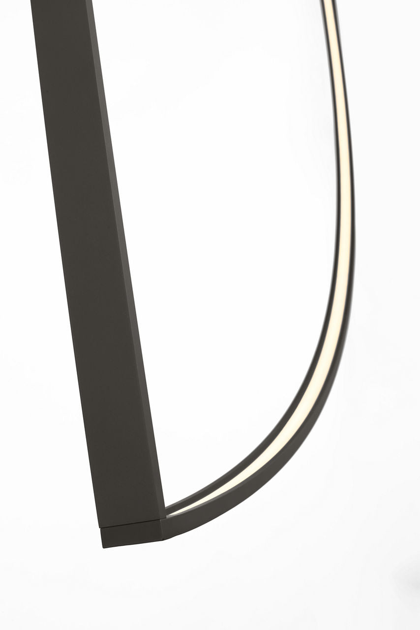 Baku 73 Chandelier Nightshade Black 2700K 90 CRI