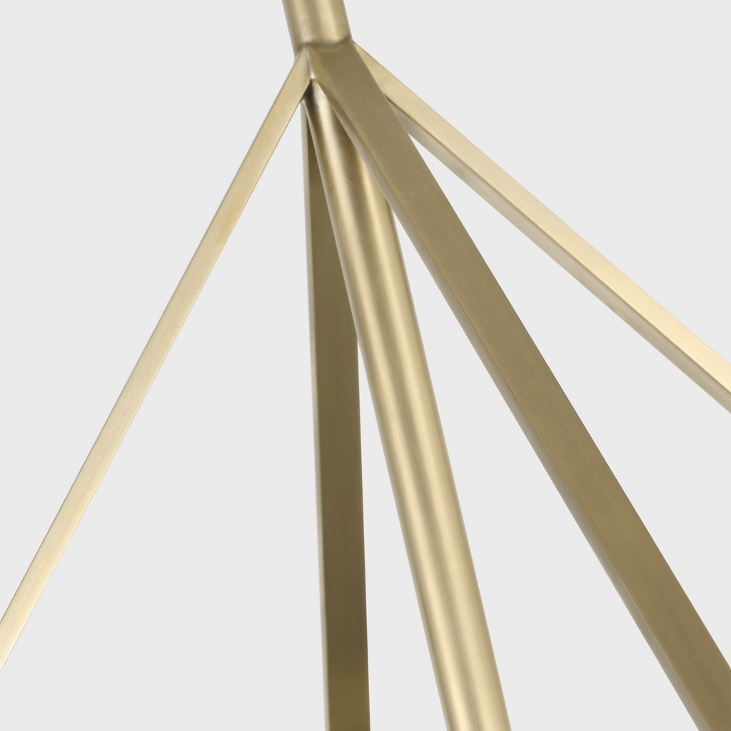 Leano 52 Chandelier | Hand-Rubbed Antique Brass