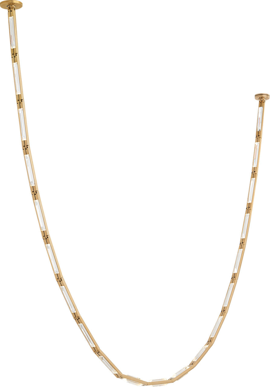 Catena 103 Chandelier | Hand-Rubbed Antique Brass 2700K Remote 277V