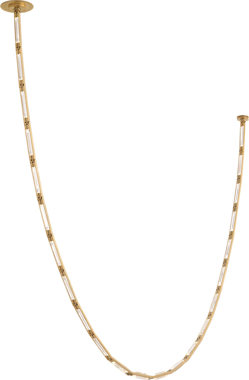 Catena 118 Chandelier | Hand-Rubbed Antique Brass 2700K Surface 120V-277V Universal