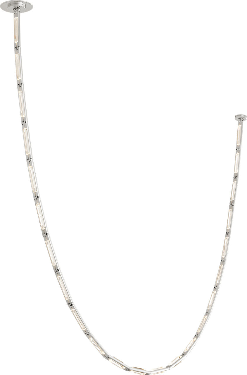 Catena 118 Chandelier | Polished Nickel 3000K Remote 120V